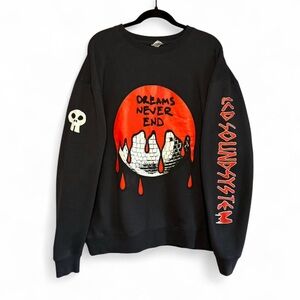 Black Graphic Sweater